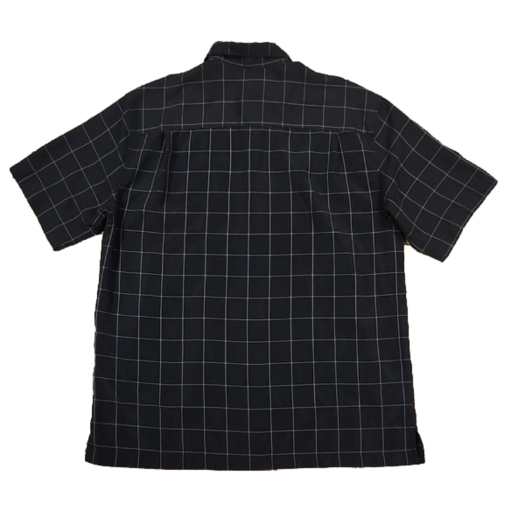 Havanera Co Black & Gray Square Design Button-Up Shirt - Picture 4 of 7